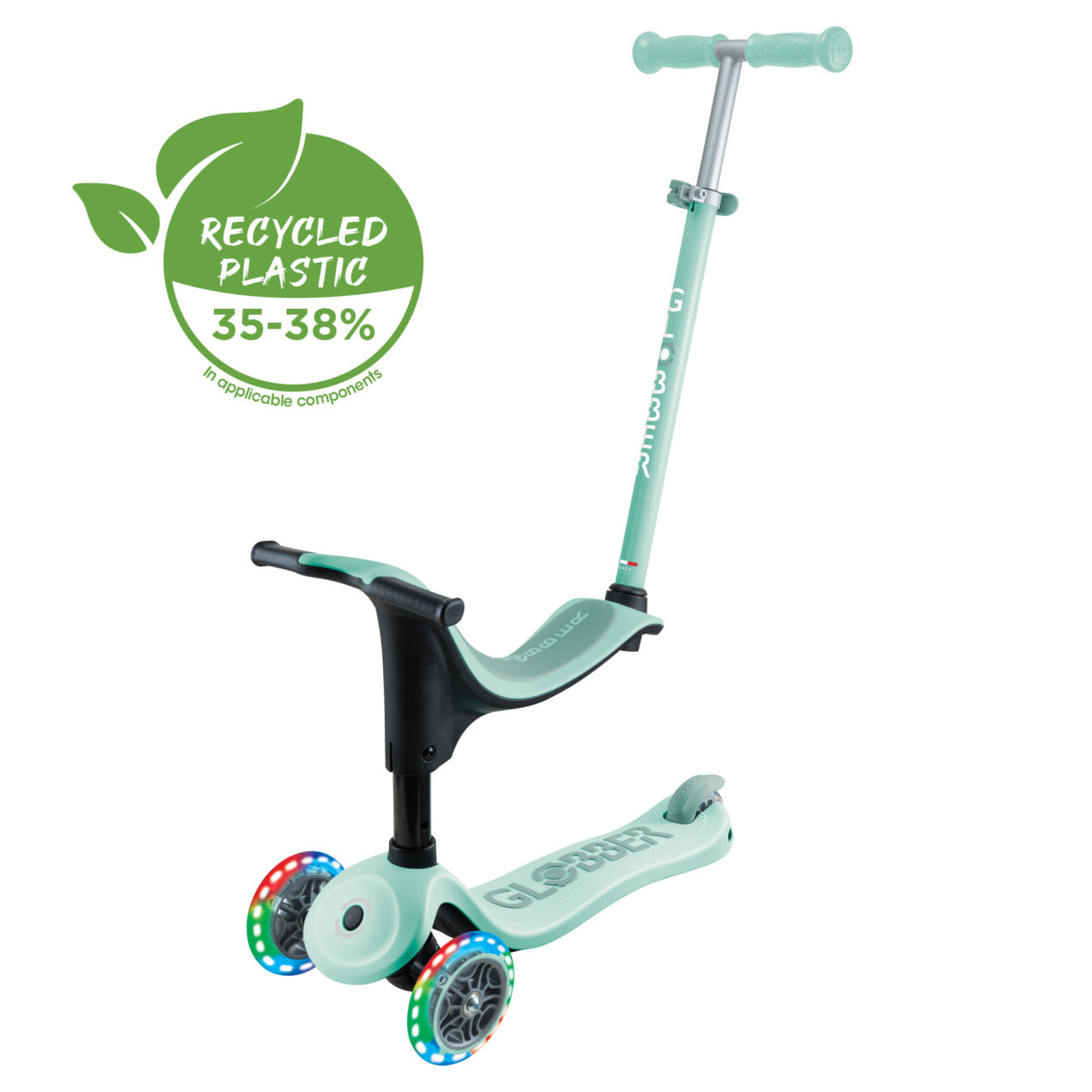 GLOBBER Go-Up Sporty Lights Scooter Set 1-5yrs | GLOBBER Scooters