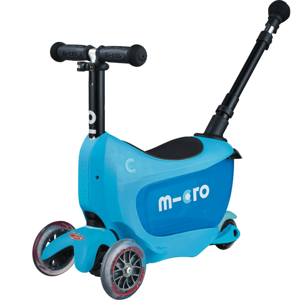 MICRO Mini2Go Deluxe Plus Kickboard - Blue