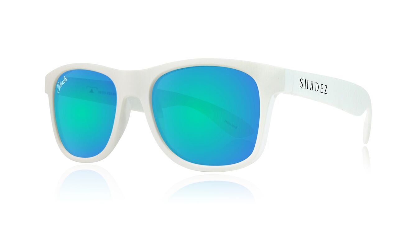 SHADEZ® Kids Polarized Sunglasses - White / Ocean (3-7 / 7-15 yrs) –  Kickboard Canada Inc.