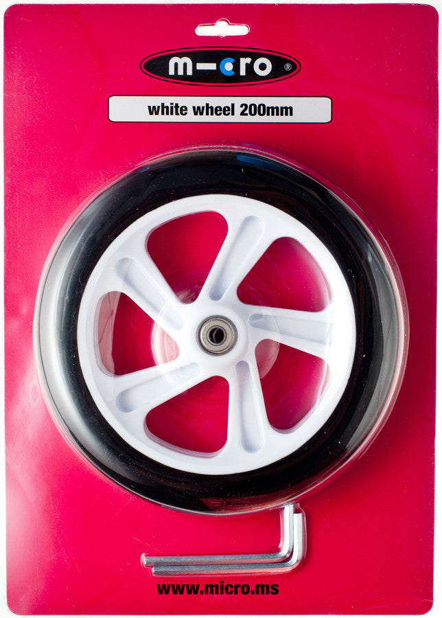 Micro Wheel White 200mm